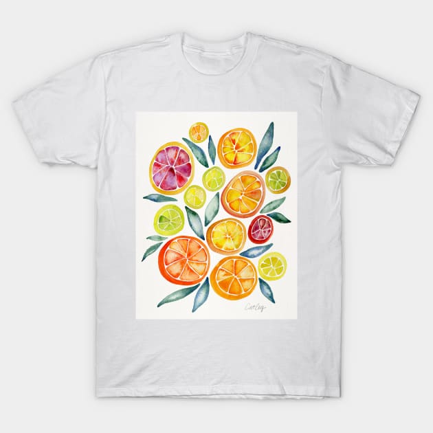 Citrus Slices T-Shirt by CatCoq